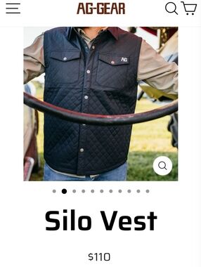 AG-Gear Silo Quilted Vest - Black